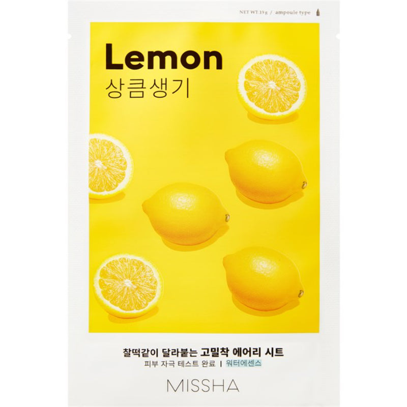 MISSHA Airy Fit Sheet Mask, plátýnková maska na obličej, varianta Aloe