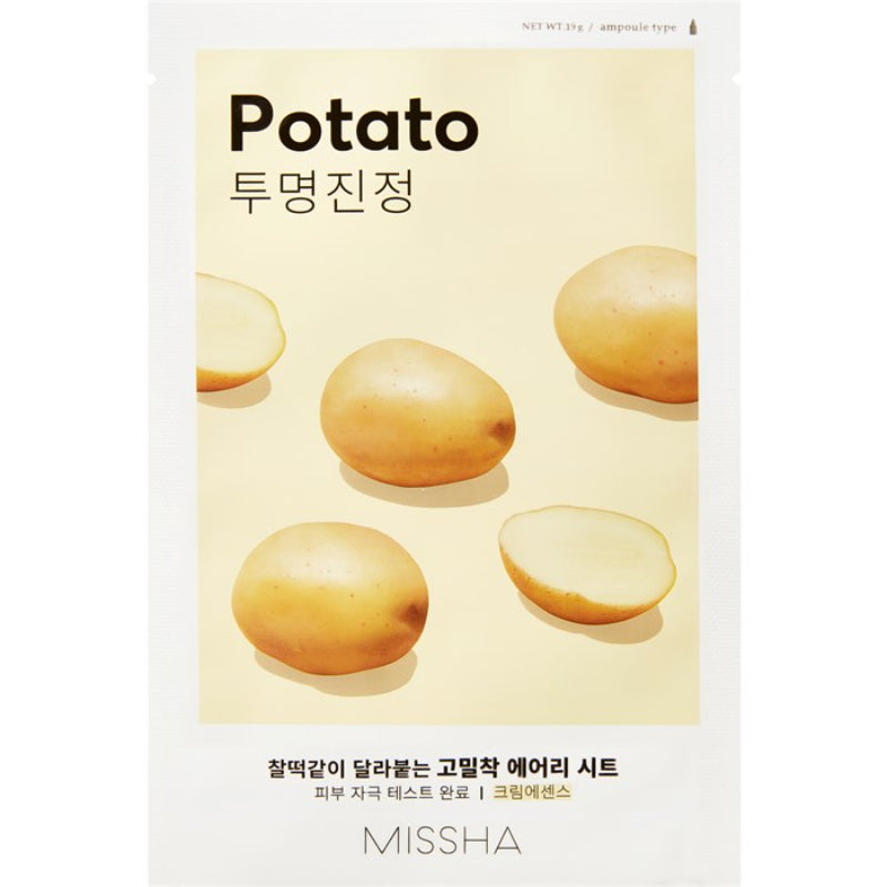 MISSHA Airy Fit Sheet Mask, plátýnková maska na obličej, varianta Aloe