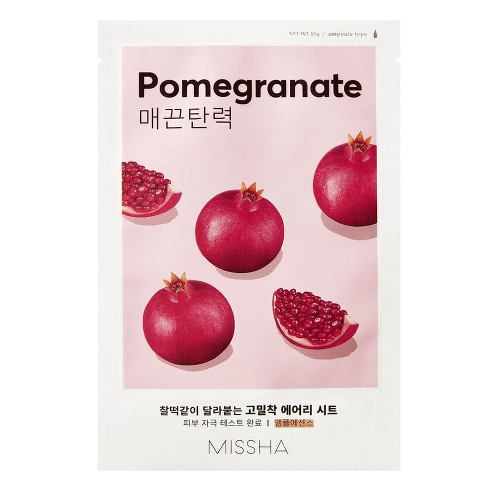 MISSHA Airy Fit Sheet Mask, plátýnková maska na obličej, varianta Aloe