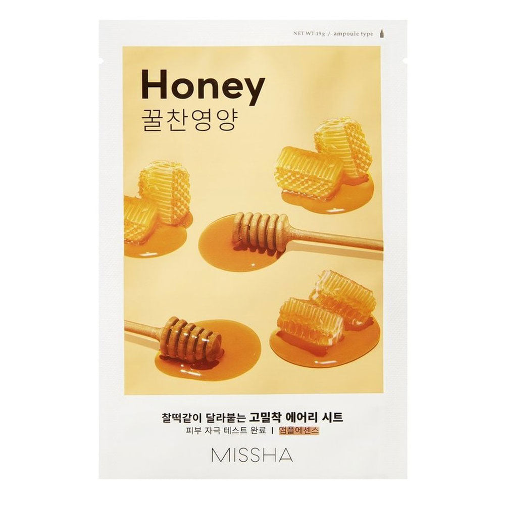 MISSHA Airy Fit Sheet Mask, plátýnková maska na obličej, varianta Aloe