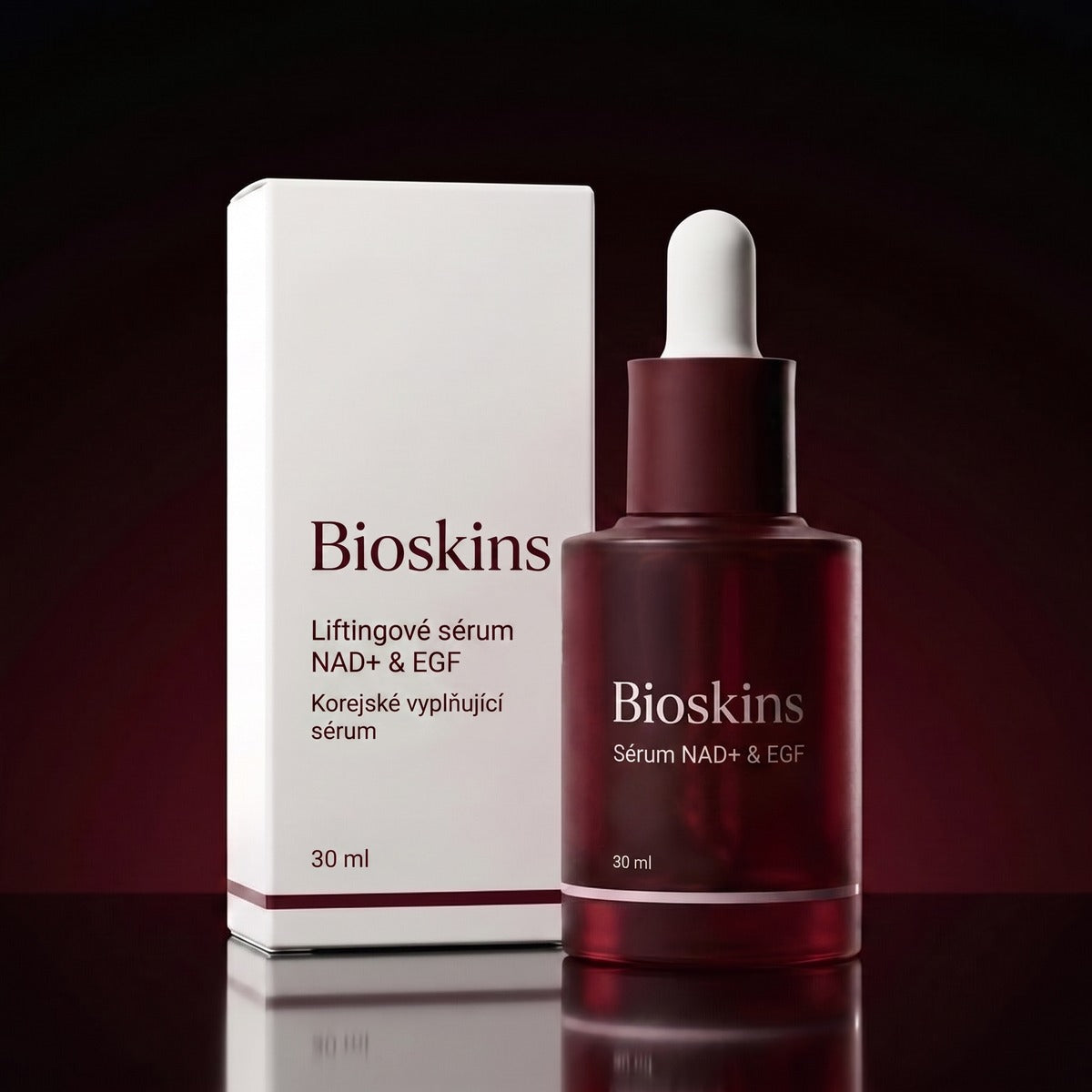 BIOSKINS liftingové sérum NAD+ & EGF – balení