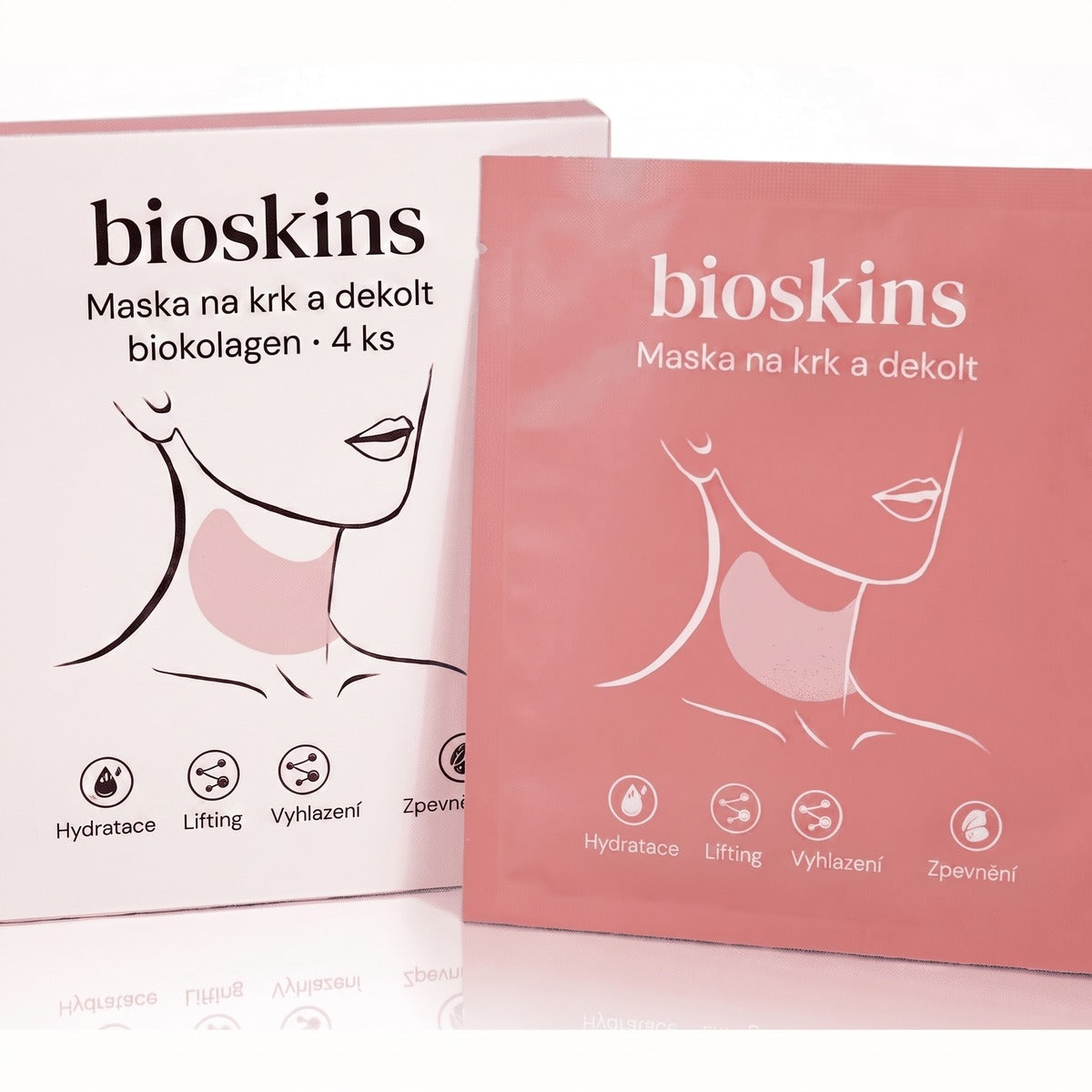 BIOSKINS maska na krk a dekolt – balení