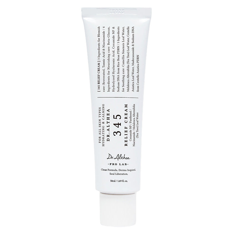 Dr.Althea 345 Relief Cream 50 ml, zklidňující regenerační krém pro citlivou pleť