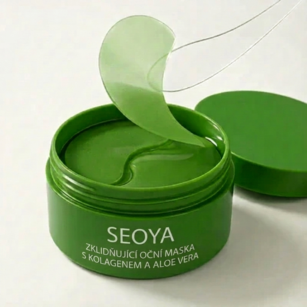 Náplasti na oční okolí s Aloe Vera – Ideální pro tmavé kruhy, otoky a unavené oči